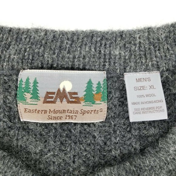EMS Eastern Mountain Sports Mens Sweater Wool XL - Picture 4 of 5